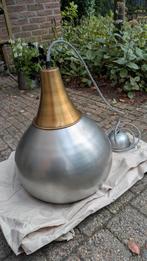 metalen hanglamp, Huis en Inrichting, Lampen | Hanglampen, Ophalen, Gebruikt, Metaal, Minder dan 50 cm