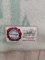 Leidse van Wijk wollen deken 2 persoons, Eenpersoons, Ophalen of Verzenden, Groen, Deken of Dekbed