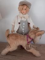 Grote Steiff jonge geit Zicky jaren 50., Antiek en Kunst, Verzenden