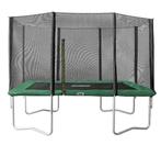 Rechthoekige salta trampoline 214x305 met net groen  262, Nieuw, Ophalen of Verzenden