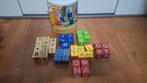 Houten blokken met letters en cijfers, Kinderen en Baby's, Speelgoed | Houten speelgoed, Ophalen of Verzenden, Zo goed als nieuw