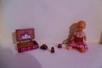 speelgoedkistje poppenhuis miniatuur pop paddenstoelen kerst, Verzenden, Poppenhuis