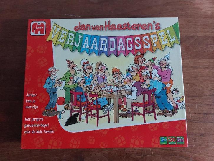 JUMBO - Jan van Haasteren Verjaardagsspel - 5+, Hobby en Vrije tijd, Gezelschapsspellen | Bordspellen, Gebruikt, Vijf spelers of meer