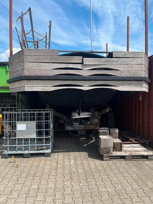 Platbodem westlander? Woonboot., Watersport en Boten, Motorboten en Motorjachten, Gebruikt, Staal, Diesel, Ophalen