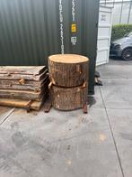 Mege grote eiken hakblokken 90x90x40cm