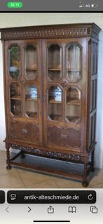 Engelse vitrine kast 1870, Antiek en Kunst, Antiek | Meubels | Kasten, Ophalen of Verzenden