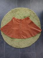 Retro seventies stijl bruin Brandy Melville rokje, maat S, Bruin, Verzenden, Zo goed als nieuw, Maat 36 (S)