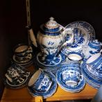 Antiek Chinees theeservies blauw wit, Ophalen of Verzenden