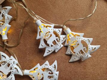 Kerstverlichting 10 kerstbomen hertjes metaal  beschikbaar voor biedingen