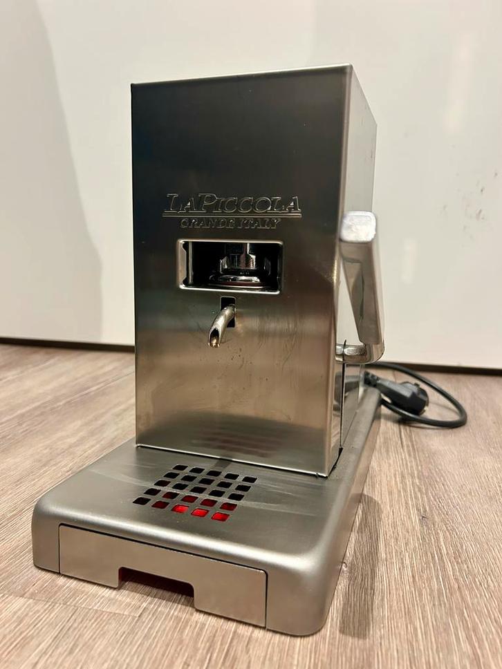 La Piccola Picolla ESE Espresso Machine, Witgoed en Apparatuur, Koffiezetapparaten, Zo goed als nieuw, Gemalen koffie, Koffiepads en cups
