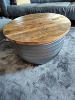 Leuke salontafel met bergruimte, Ophalen, 50 tot 100 cm, Rond, 50 tot 100 cm