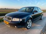 Audi A4 2.0 130pk 2002 met LPG G3, APK tot 14-03-2026, 65 €/maand, Stof, Zwart, 4 cilinders