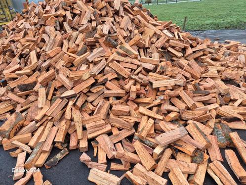 Openhaardhout eik en beuk gemixt half droog, Tuin en Terras, Haardhout, Blokken, Beukenhout, 6 m³ of meer, Ophalen of Verzenden