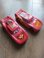 2x metalen blik Disney Cars Bliksem McQueen, Ophalen of Verzenden, Gebruikt