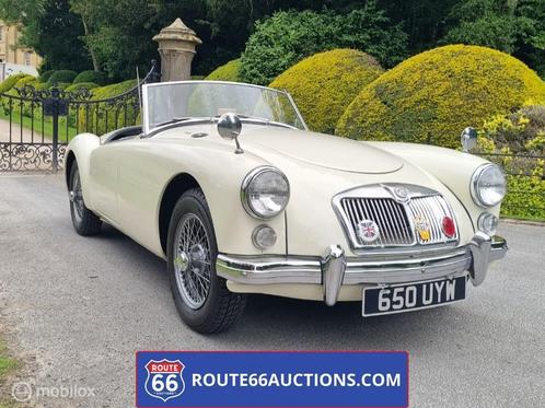 MG MGA Cabriolet | Route 66 Auctions, Auto's, Oldtimers, Bedrijf, Te koop, Lederen bekleding, MG, Benzine, Overige carrosserieën