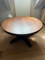 Mooie, massieve eiken tafel, Huis en Inrichting, Tafels | Salontafels, Ophalen of Verzenden, Zo goed als nieuw, Rond, 50 tot 75 cm
