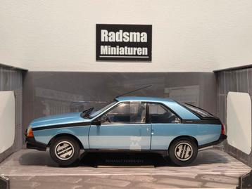 Renault Fuego GTX 1982 - Blauw - 1:18 Solido beschikbaar voor biedingen