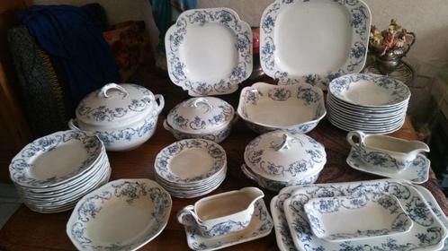 prachtig 12 persoon eetservies P REGOUTserie ORTUS, Antiek en Kunst, Antiek | Servies compleet, Ophalen