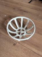 Witte Stenen Schaal - 20 cm, Schaal, Rond, Ophalen of Verzenden, Zo goed als nieuw
