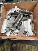 Messing handgrepen (18 stuks), Ophalen of Verzenden, Gebruikt, Koper of Messing, Klink of Kruk