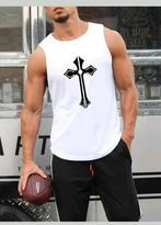 Nieuwe witte heren singlet maat M. Okselmaat 48 cm, Kleding | Heren, Ophalen of Verzenden, Nieuw