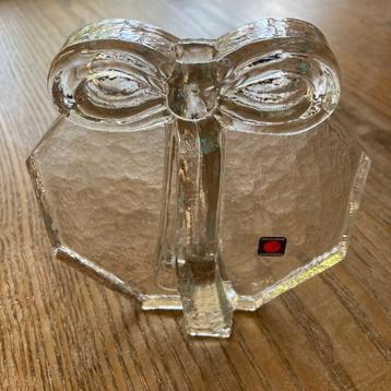 Vintage glazen solifleur vaasje Wiesenthalhutte Germany gaaf beschikbaar voor biedingen