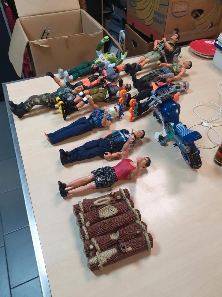 action man pakket, Kinderen en Baby's, Speelgoed | Actiefiguren, Gebruikt, Ophalen