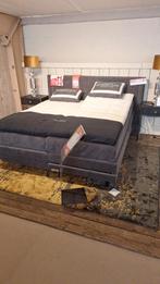 Caresse Elektrische Boxspring 180x200cm, Huis en Inrichting, Slaapkamer | Boxsprings, Ophalen, Tweepersoons, Grijs, Zo goed als nieuw