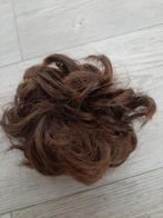 Nieuwe bruine haar knot met elastiek, Sieraden, Tassen en Uiterlijk, Uiterlijk | Haarverzorging, Nieuw, Ophalen of Verzenden, Pruik of Haarverlenging