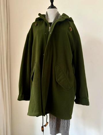 Ralph Lauren (L) twv 970,- nieuwe mantel parka jas 100% wol beschikbaar voor biedingen