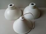 Lampenkappen.Vintage.Metaal/emaille.Wit.Pr.p/st.vanaf, Huis en Inrichting, Lampen | Lampenkappen, Wit, Ophalen of Verzenden, Zo goed als nieuw