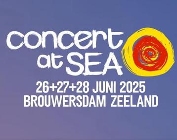 2 tickets Concert At Sea festival zaterdag 28 juni 2025 beschikbaar voor biedingen
