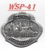 WSP-41 wandelstokplaatje: Maastricht St. Servaaskerk, Verzamelen, Ophalen of Verzenden, Zo goed als nieuw
