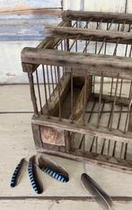 Antiek Frans lokkooitje vogelkooitje met origineel kruikje, Antiek en Kunst, Ophalen of Verzenden