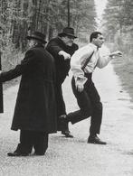 Filmfoto Auto in Bos - Origineel, Ophalen of Verzenden