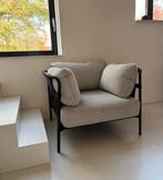 Hay Can fauteuil frame zwart, canvas zwart, Olavi 02, 75 tot 100 cm, Ophalen of Verzenden, Zo goed als nieuw, Stof