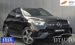Mercedes GLE 450d 2xAMG Lucht Pano Burm Distr Grijs Kenteken, Adaptive Cruise Control, Gebruikt, 367 pk, Zwart