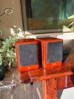 JVC houten muziekboxen - Set van 2, Gebruikt, JVC, Ophalen of Verzenden, Minder dan 60 watt