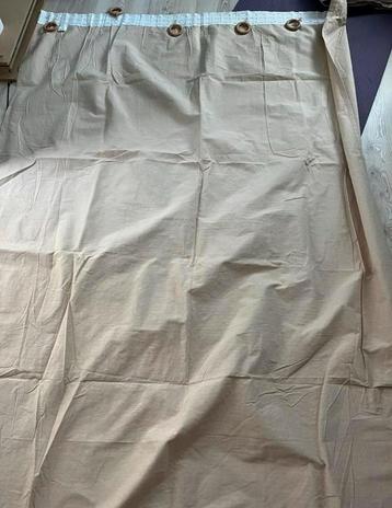 3x gordijn beige/ zandkleurig 280x140cm beschikbaar voor biedingen