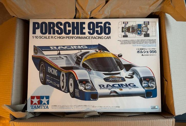 Nieuwe Tamiya Porsche 956 Bouwkit - Geseald!, Hobby en Vrije tijd, Modelbouw | Radiografisch | Auto's, Nieuw, Ophalen of Verzenden