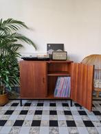Vintage midcentury kastje | platenspeler meubel | kast retro, Ophalen, Gebruikt