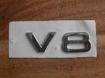 Origineel V8 AUDI embleem nieuw, Ophalen of Verzenden, Nieuw, Voor, Audi