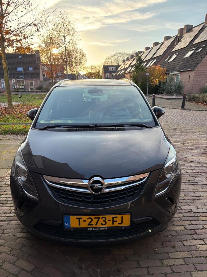 Opel Zafira 1.4T 103KW 2013 Grijs, Auto's, Opel, Particulier, Zafira, ABS, Airbags, Airconditioning, Bluetooth, Boordcomputer