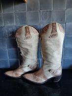 Why Not cowboylaarzen beige/zandkleur mt 41 (verzenden kan), Kleding | Dames, Schoenen, Ophalen, Hoge laarzen, Beige, Gedragen