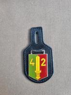 Borstzakhanger 42 painfbat Limburgse Jagers, Verzamelen, Ophalen of Verzenden, Landmacht, Nederland, Embleem of Badge