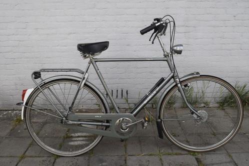 Gazelle Impala Heren Grijs 60cm, Fietsen en Brommers, Fietsen | Heren | Herenfietsen, Gebruikt, Gazelle, 57 tot 61 cm
