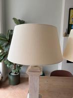 Klassieke Lampen met Linnen Kap - Set van 2, Huis en Inrichting, Lampen | Tafellampen, Ophalen of Verzenden, Gebruikt