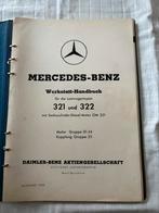 Mercedes 321/322 werkplaats boek, Ophalen of Verzenden, Zo goed als nieuw