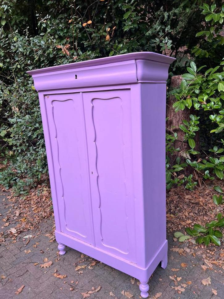 Kledingkast meidenkast Biedermeijer, Huis en Inrichting, Kasten | Kledingkasten, Zo goed als nieuw, 150 tot 200 cm, 100 tot 150 cm