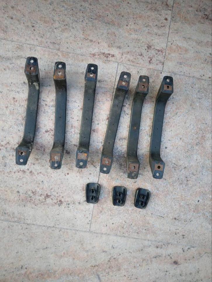 VW T3 Instaphandgreep A-stijl, B-stijl, zwart en bruin, Caravans en Kamperen, Camper-accessoires, Gebruikt, Ophalen of Verzenden